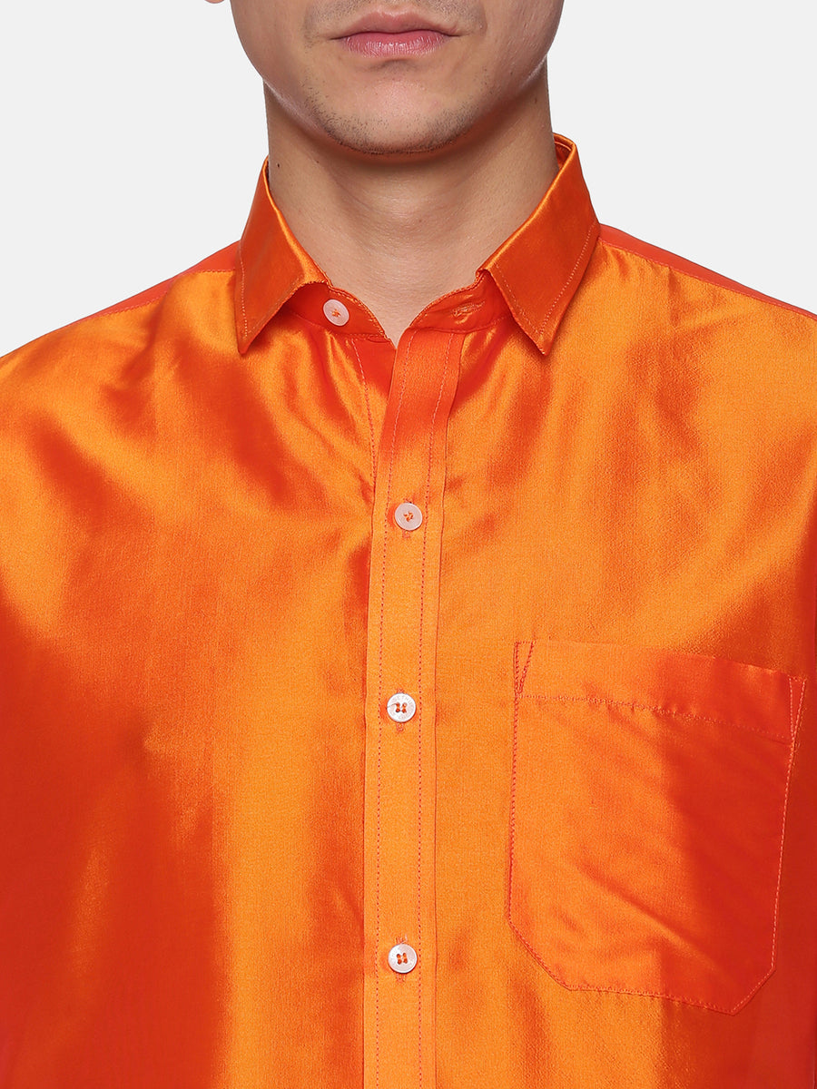 Father Son Matching Shirt Dhoti Set
