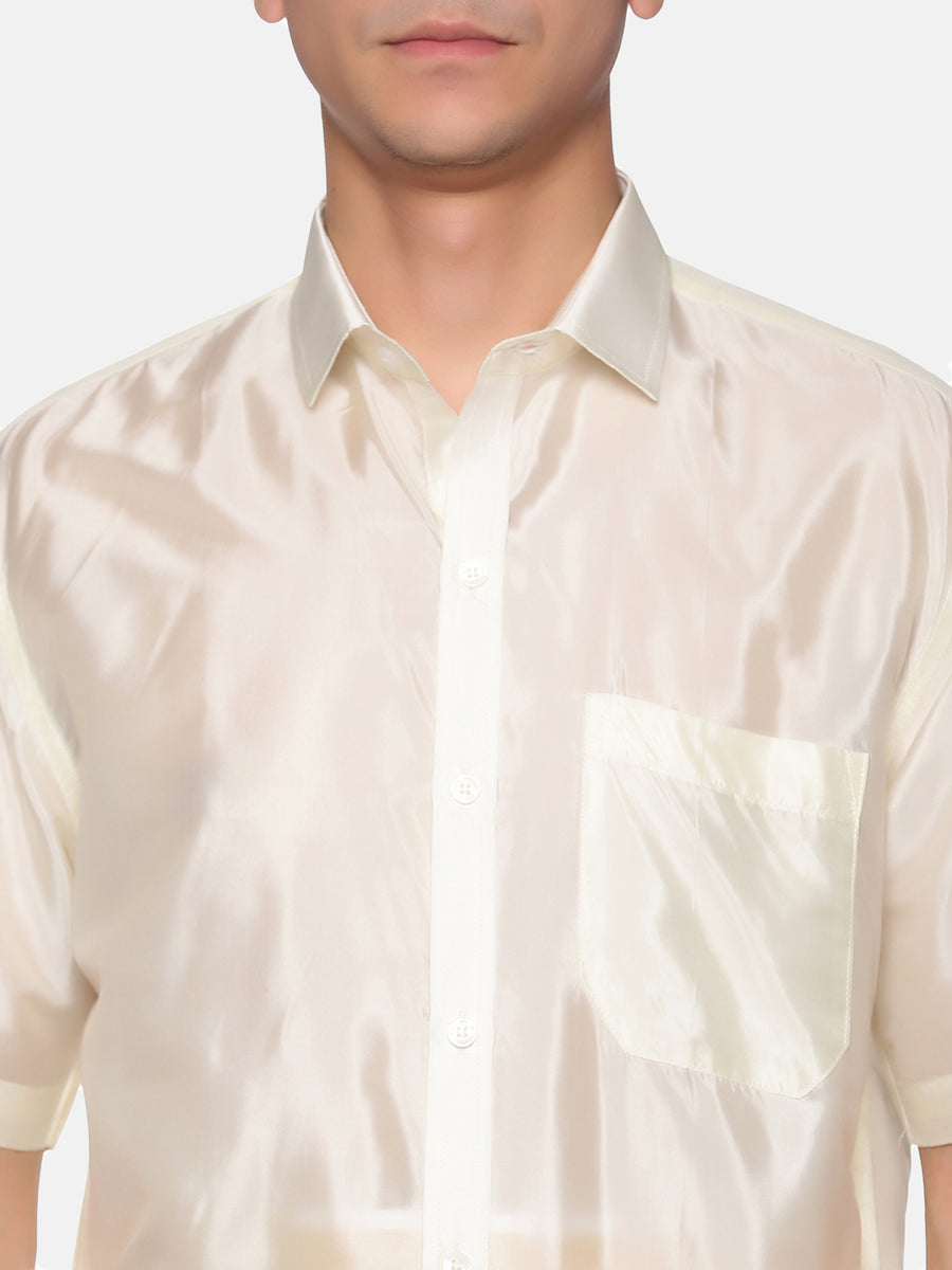 Father Son Matching Shirt Dhoti Set