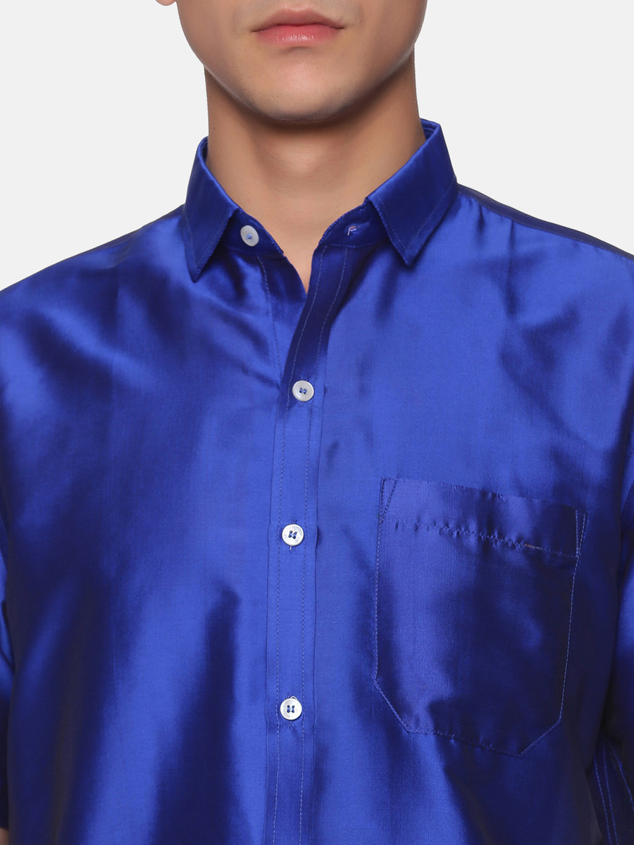 Father Son Matching Shirt Dhoti Set