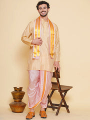 Sethukrishna Mens Kurta and Dhotipant with Angavastram Set