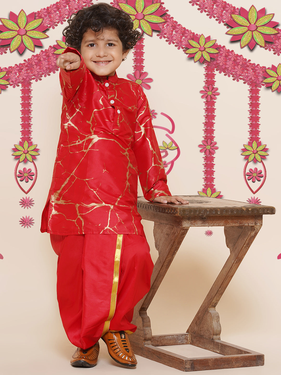 Boys Printed Kurta
