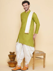 Sethukrishna Mens Designer Kurta and Dhotipant with Angavastram Set
