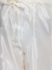 Boys Solid Colour Art Silk Kurta with Pyjama