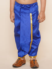 Boys Blue Colour Gold Border Dhotipant