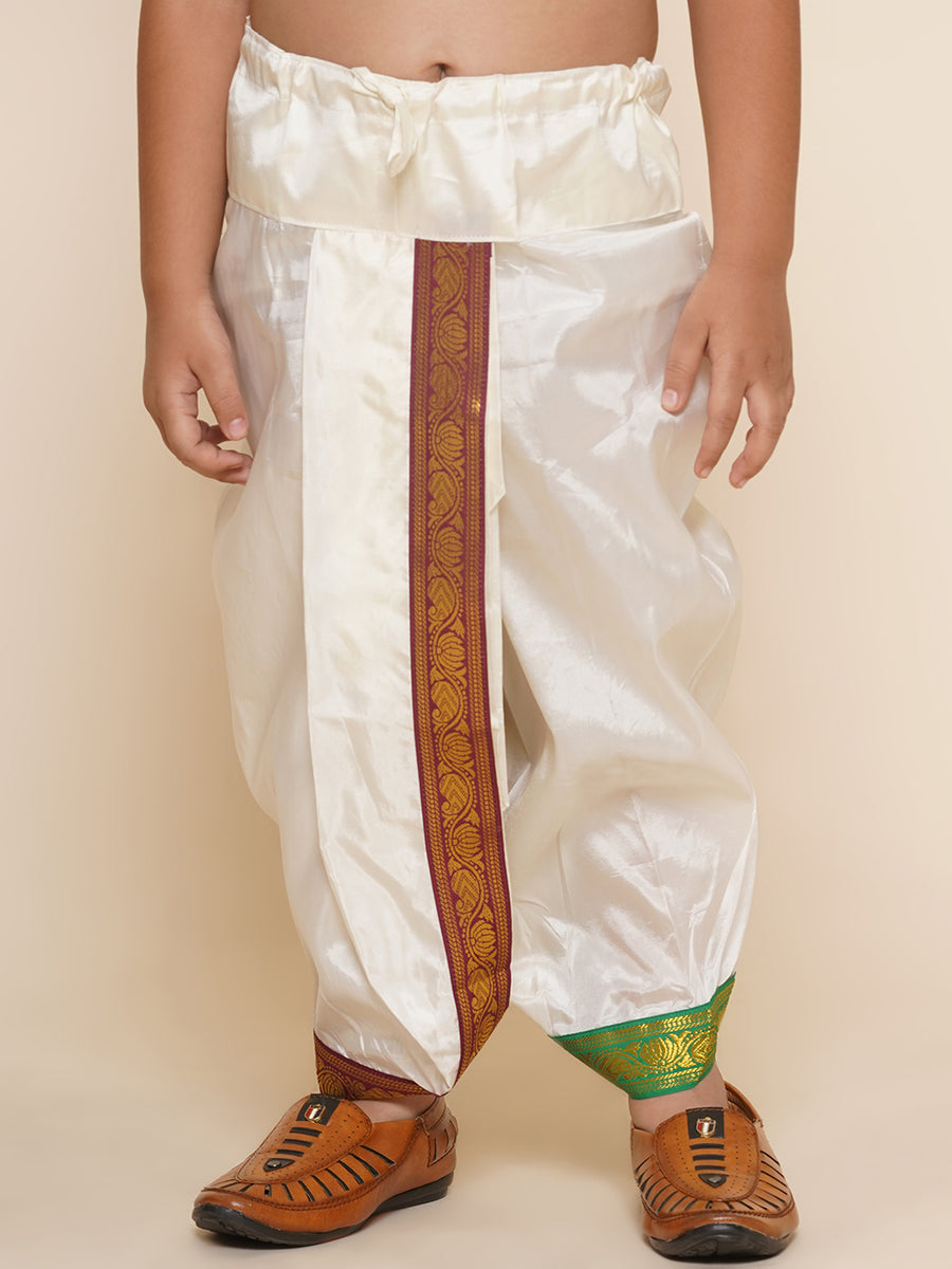 Boys Cream Colour Dhotipant