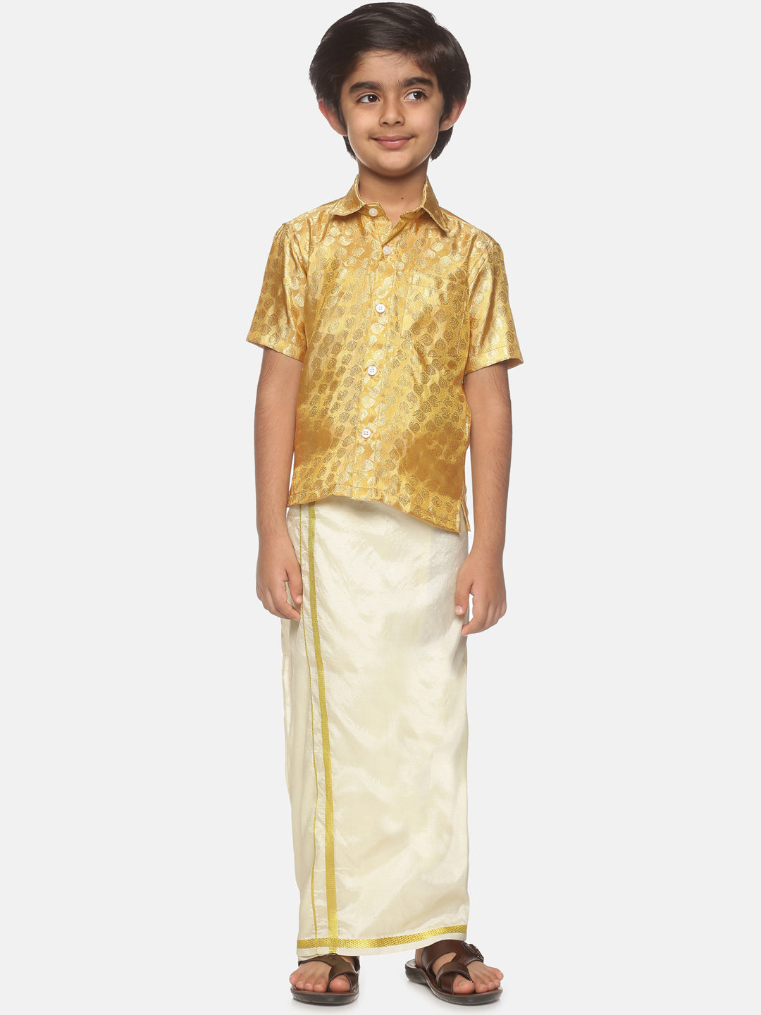 Boys Shirt With Dhoti Set