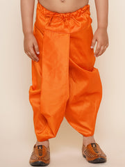 Boys Orange Colour Dhotipant