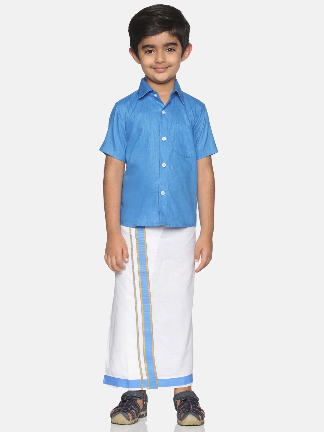 Boys Shirt Dhoti Set