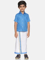 Boys Shirt Dhoti Set