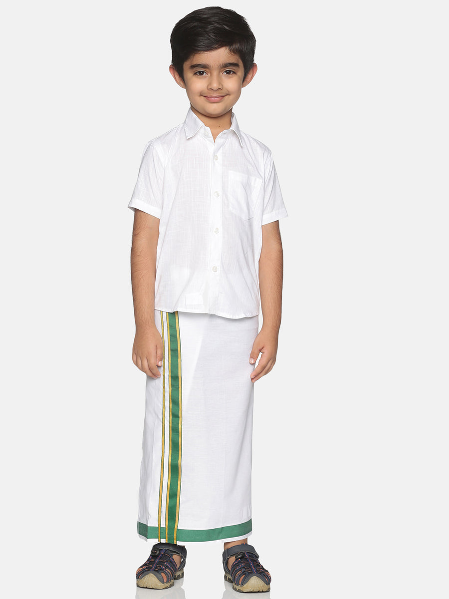 Boys Shirt With Dhoti Set