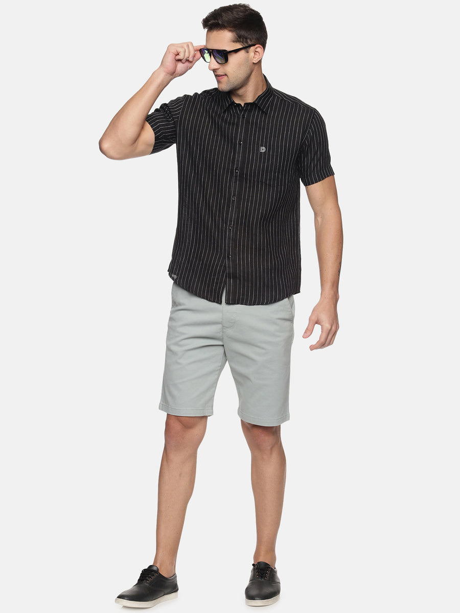 Men Light Blue Colour Casual Shorts