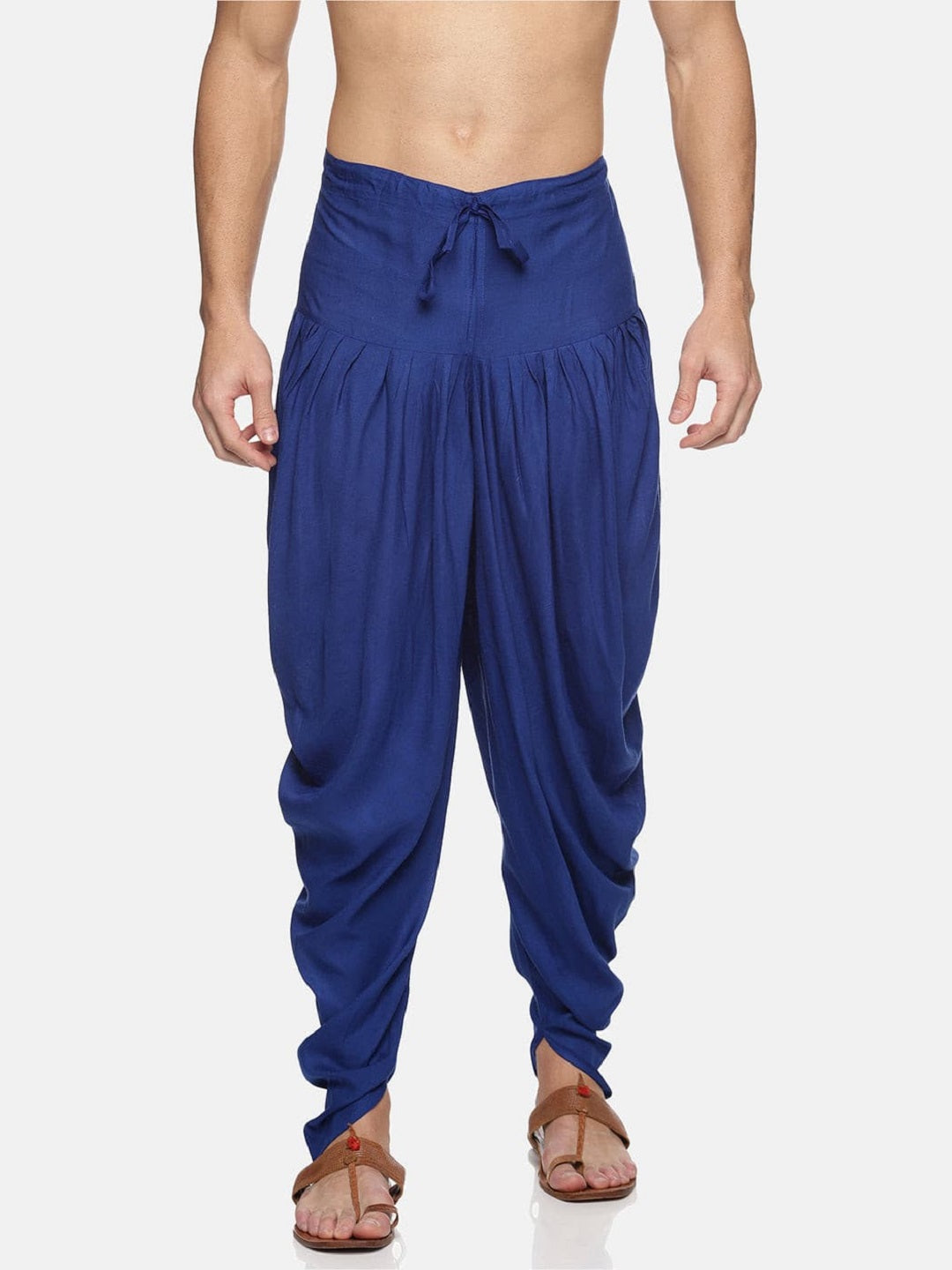 Men Solid Colour Slim Fit Dhoti Pant