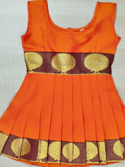 Girls Ethnic Silk Finish Pavadai set