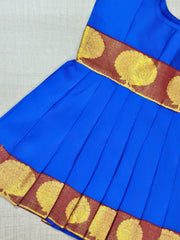 Girls Ethnic Silk Finish Pavadai set