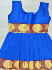 Girls Ethnic Silk Finish Pavadai set