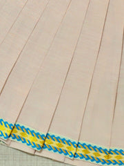 Girls Solid Color Ethnic Pavadai Set