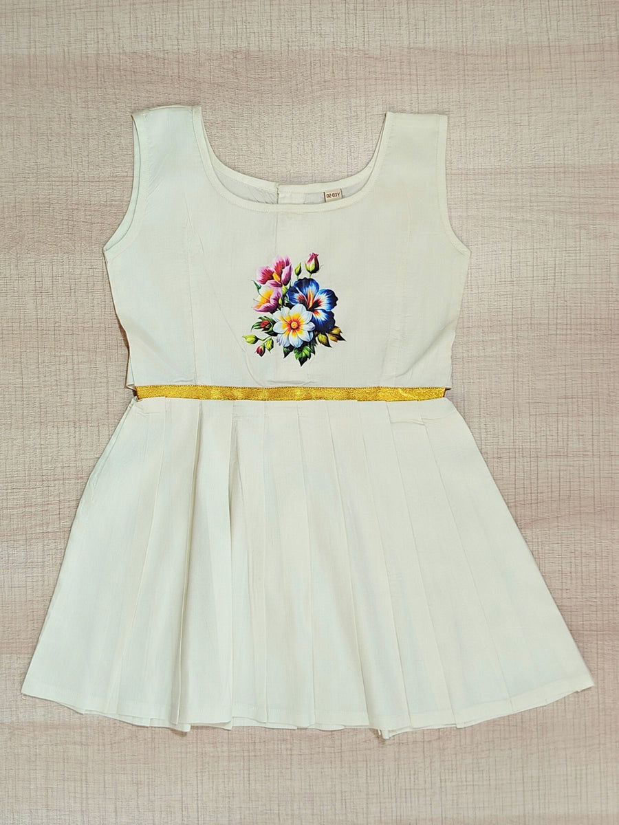 Girls Soft Finish Ethnic Dress