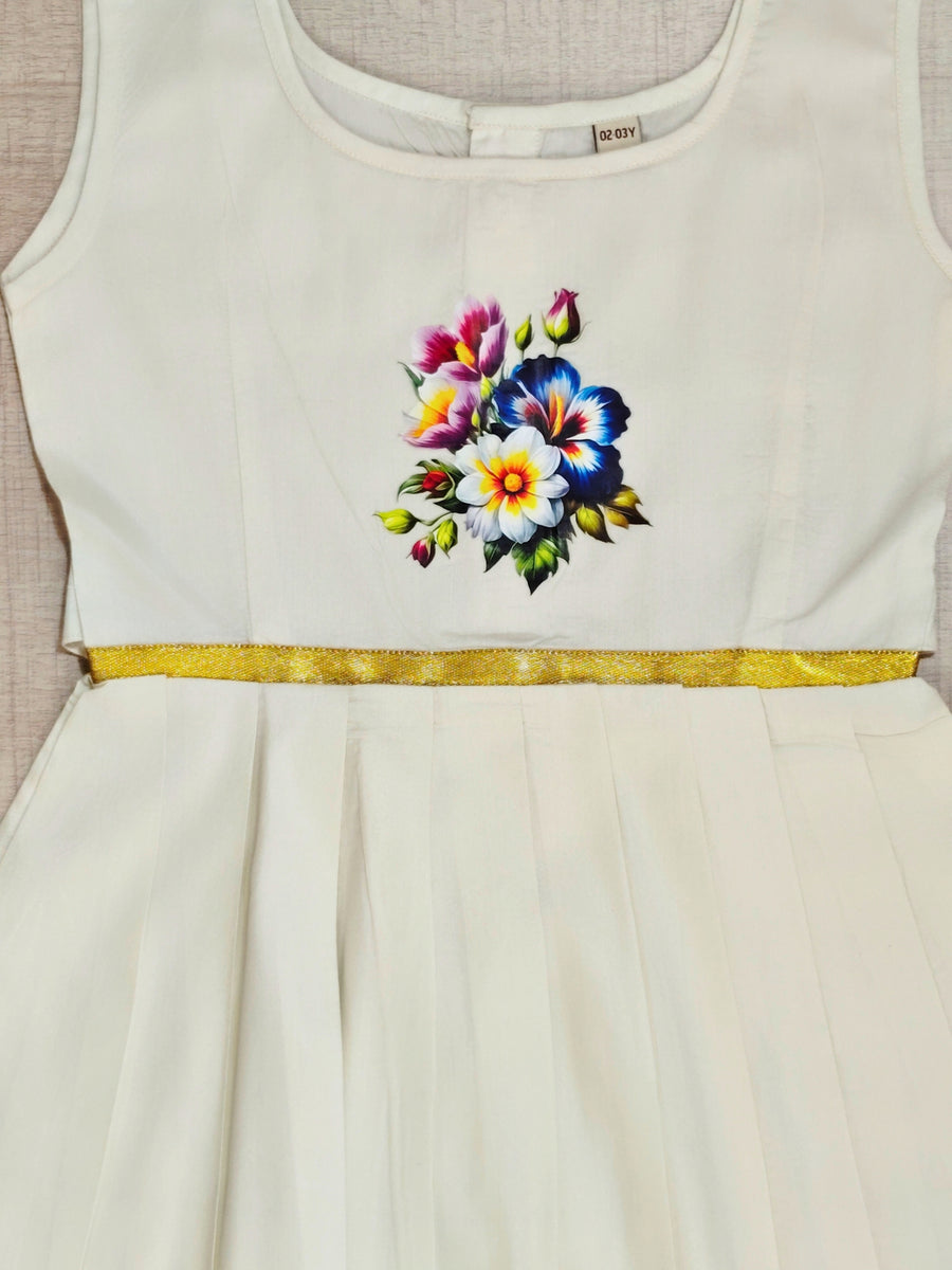 Girls Soft Finish Ethnic Dress