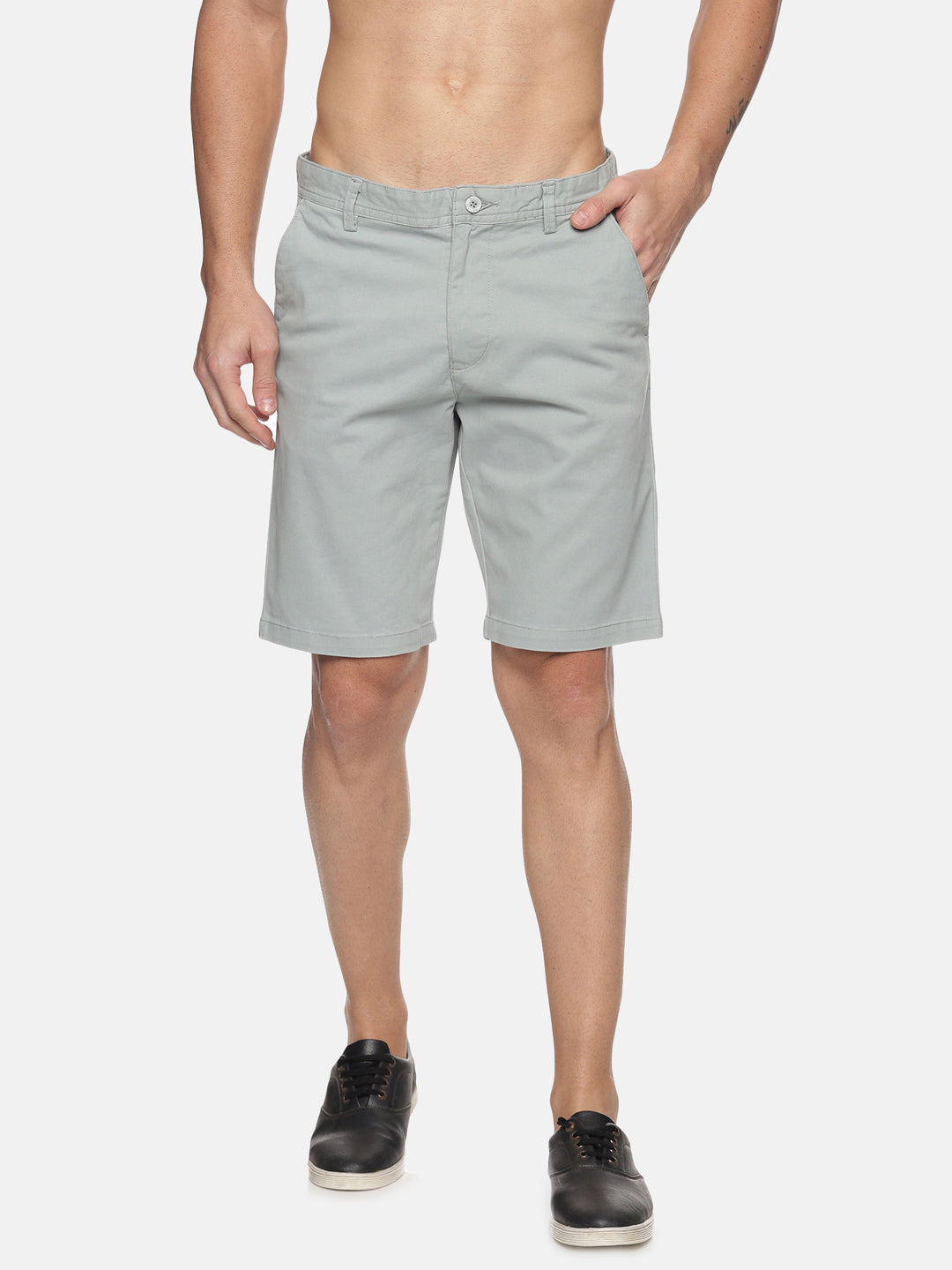 Men Light Blue Colour Casual Shorts