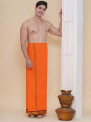 Sethukrishna Men 100K colour Border Dhoti
