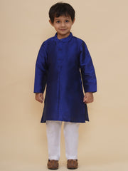 Boys Slub Dupion Kurta Pyjama Set