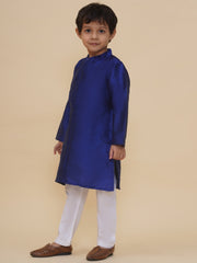 Boys Slub Dupion Kurta Pyjama Set