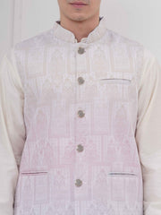 Mens Readymade Silk Cotton Kurta Pyjama And Nehru Jacket.