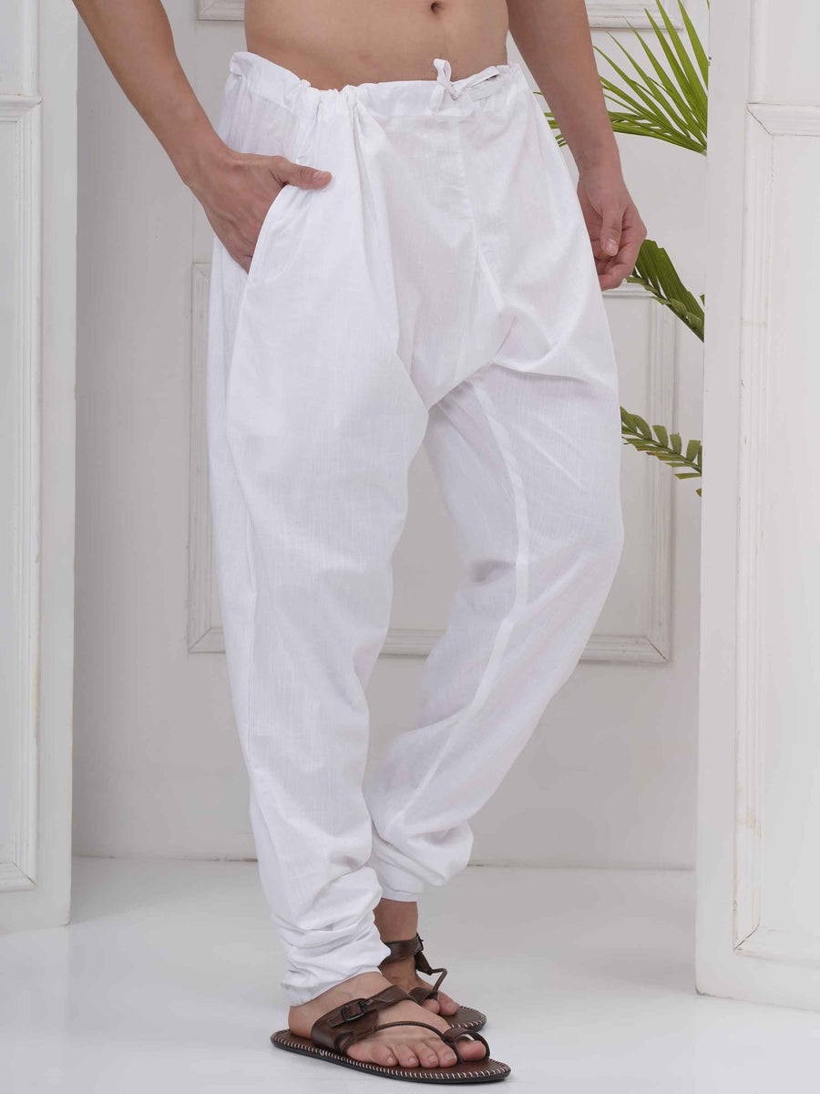 Men Readymade Slub Cotton Pyjama