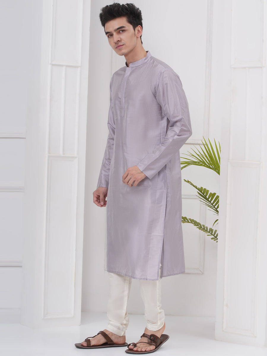 Mens Long Kurta With Pyjama Set