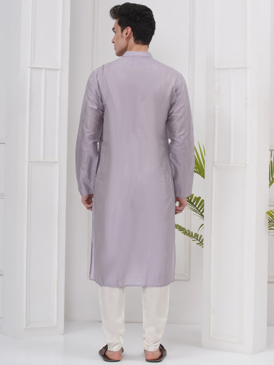 Mens Long Kurta With Pyjama Set