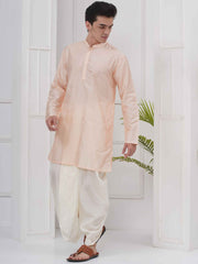 Mens Mandarin collar Kurta And DhotiPant Set