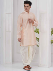 Mens Mandarin collar Kurta And DhotiPant Set