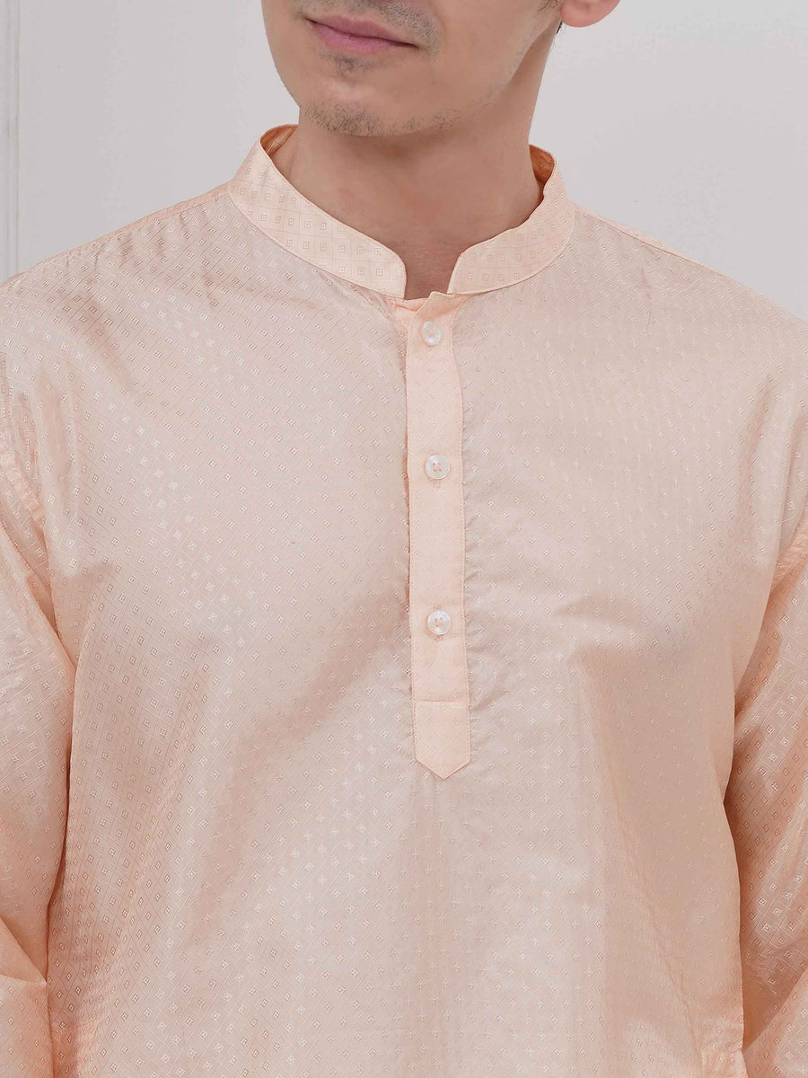 Mens Mandarin collar Kurta And DhotiPant Set