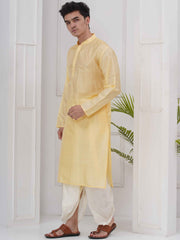 Mens Mandarin collar Kurta DhotiPant Set