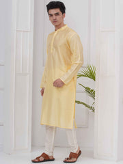 Mens Readymade Long Kurta Pyjama Set