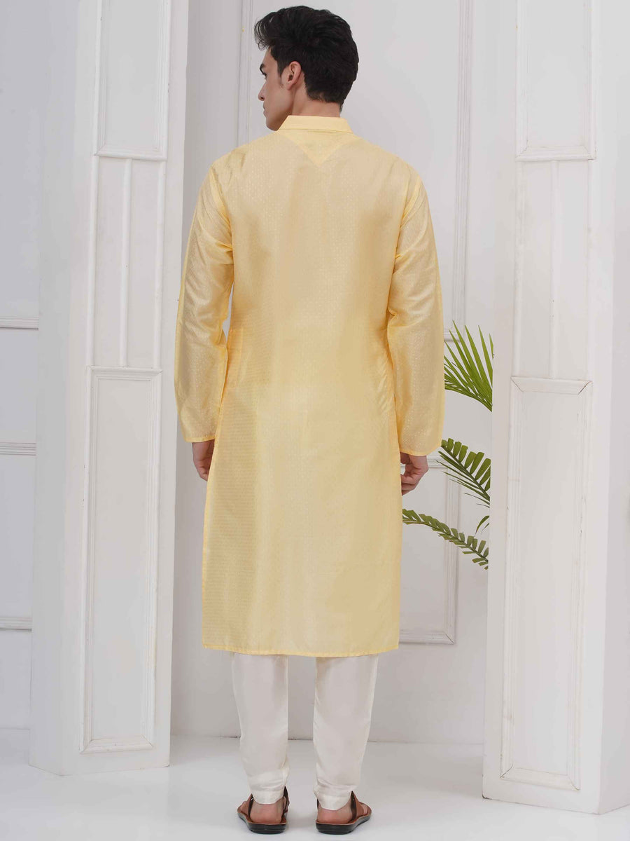 Mens Readymade Long Kurta Pyjama Set