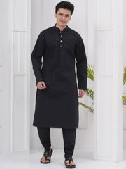 Mens Mandarin collar Kurta And Pyjama Set
