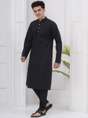 Mens Mandarin collar Kurta And Pyjama Set