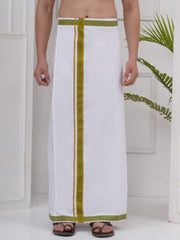 Mens Readymade Cotton Dhoti With color Border