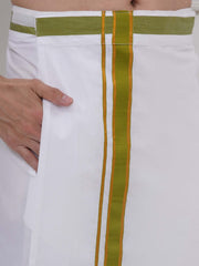 Mens Readymade Cotton Dhoti With color Border