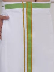 Mens Readymade Cotton Dhoti With color Border