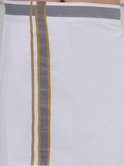 Mens Readymade Cotton Dhoti With color Border
