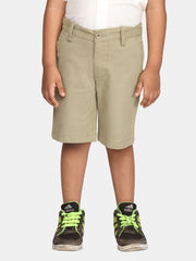 Boys Light Green Colour Casual Chino Shorts