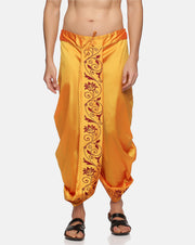 Men Yellow Colour Polyester Panjakejam / Dhoti Pant.