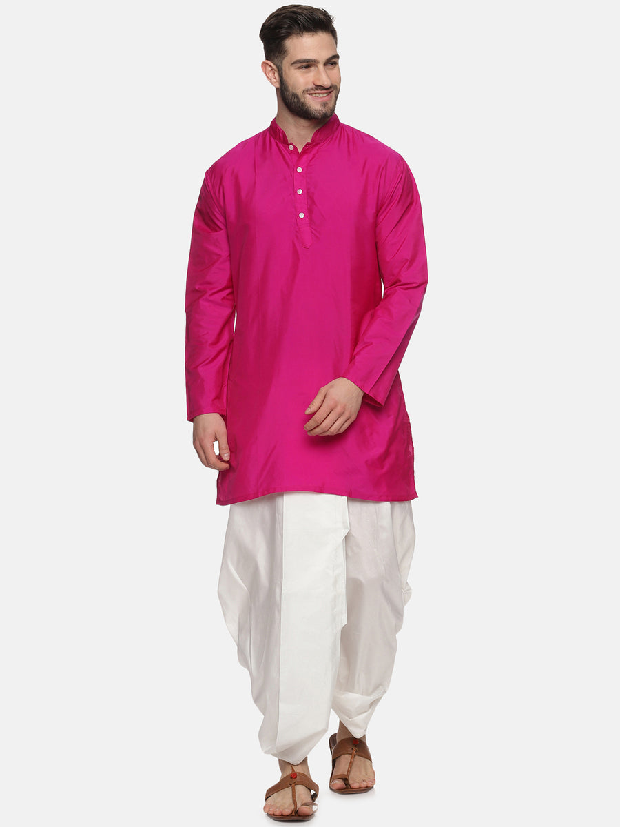 Men Kurta Dhoti Pant Set