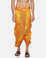 Men Yellow Colour Polyester Panjakejam / Dhoti Pant.