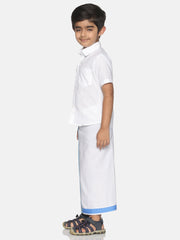 Boys Shirt With Dhoti Set.