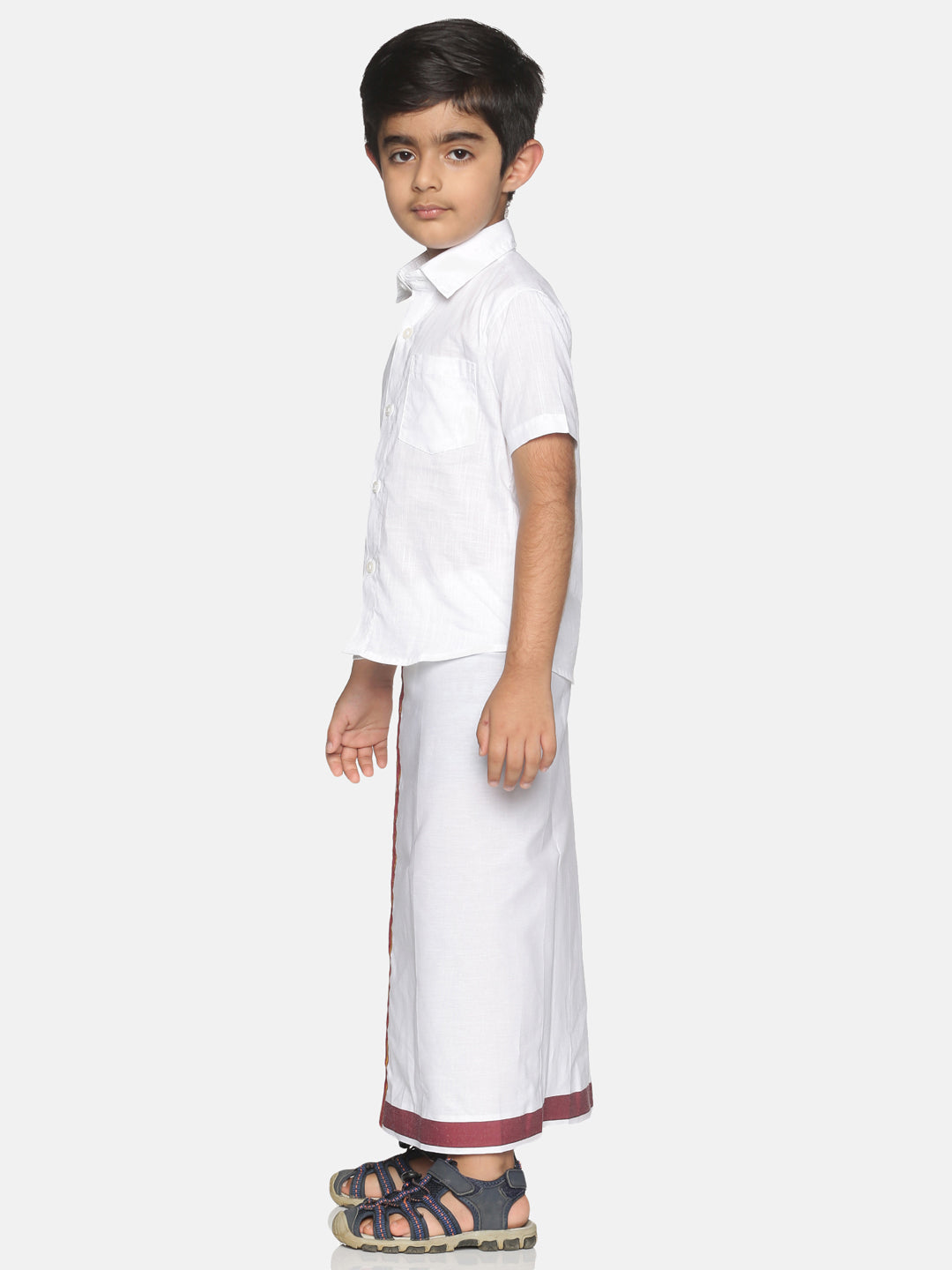 Boys Shirt With Dhoti Set.