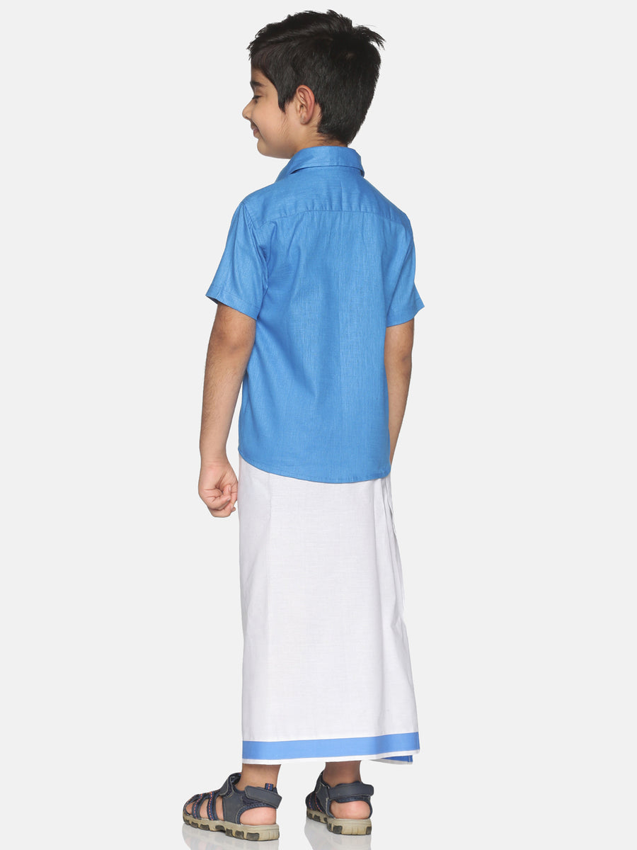 Boys Shirt  Dhoti Set.