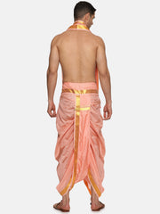 Men Ready to Wear Dhoti Pant and Angavastram Set